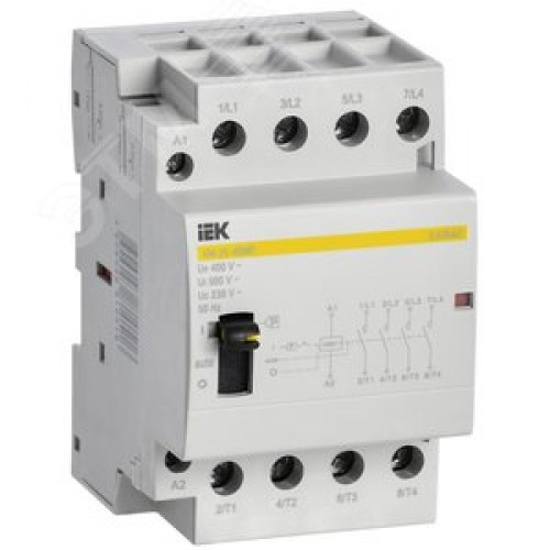 Контактор модульный с ручным упр. КМ25-40МР AC KARAT