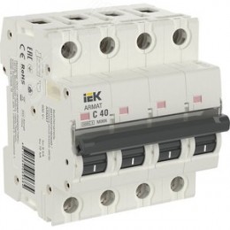 Выключатель автоматический четырехполюсный C 40А M06N