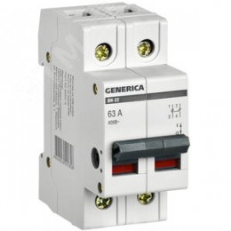 Выключатель нагрузки 2п ВН-32 GENERIC 63А