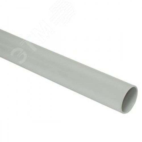 Труба гладкая жесткая 40мм серая (3м)
