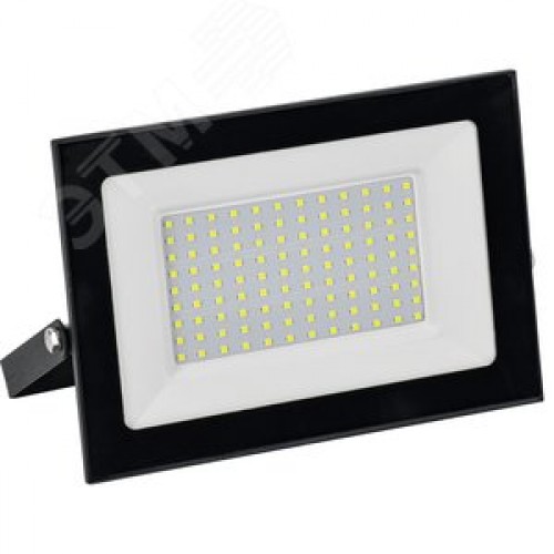 Прожектор светодиодный СДО 001-100 6500К IP65 черный GENERICA