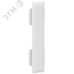 METRA Накладка на стык крышки 75мм для кабель-каналов 85х50 100х50 130х50 белая (5шт/компл)