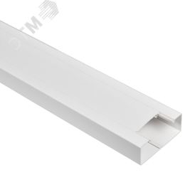 METRA Кабель-канал парапетный 130х50мм с крышкой шириной 75мм белый