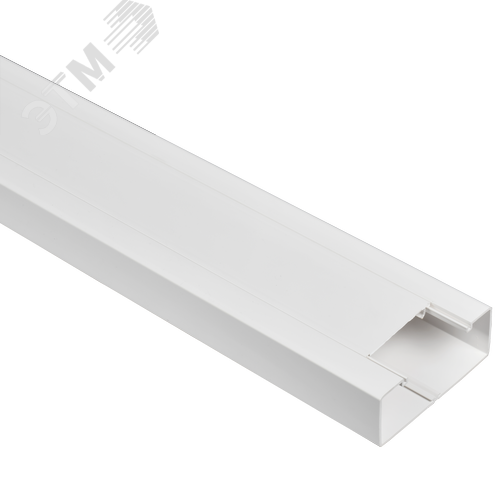 METRA Кабель-канал парапетный 130х50мм с крышкой шириной 75мм белый