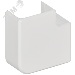 METRA MINI Поворот на 90град 15х10мм белый