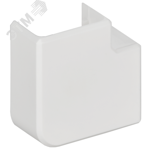 METRA MINI Поворот на 90град 15х10мм белый