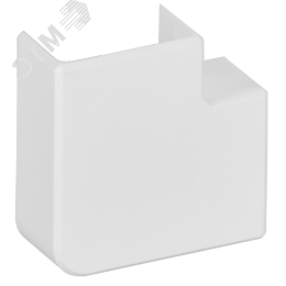 METRA MINI Поворот на 90град 20х12мм белый