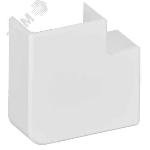 METRA MINI Поворот на 90град 20х12мм белый