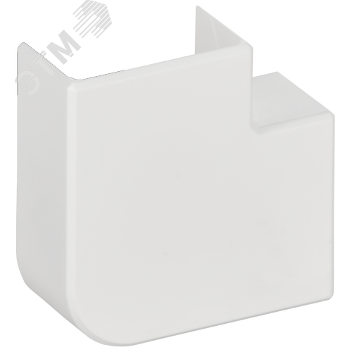 METRA MINI Поворот на 90град 24х14мм белый