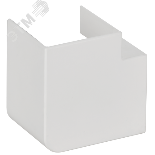 METRA MINI Поворот на 90град 40х40мм белый