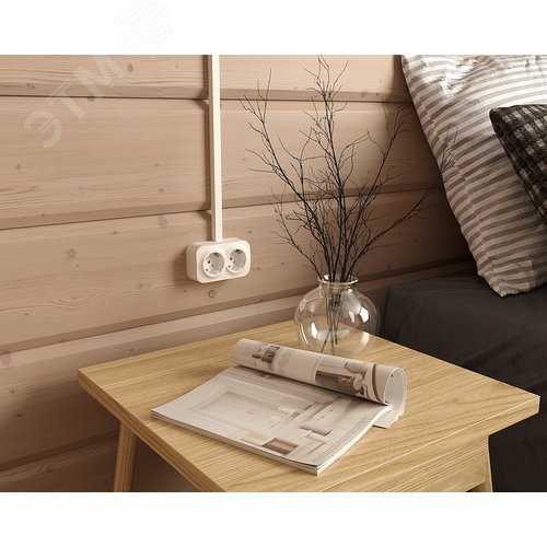 METRA MINI Кабель-канал 24х14мм белый