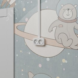 METRA MINI Кабель-канал 24х14мм белый