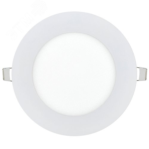 Светильник даунлайт светодиодный встраиваемый ДВО 1608 белый круг LED 18Вт 6500 IP20