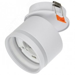 Светильник 4033 встраиваемый декоративный поворотный под лампу GX53 белый