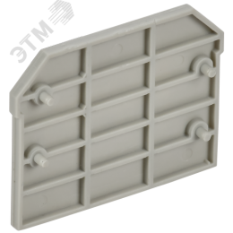 Заглушка для CTS-MC 3 вывода 4мм2 серая IEK