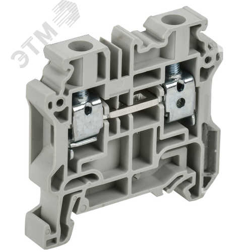 ARMAFIX Колодка клеммная CY6 винтовая 6мм2 проходная серая Ex IEK