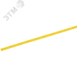 Трубка термоусаживаемая ТТУ 6/3 желтая (1м)