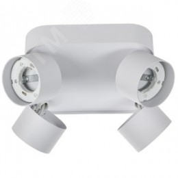Светильник 4044 накладной потолочный под лампу 4хGX53 белый