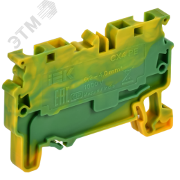 ARMAFIX Клемма пружинная CX6 PE 6мм2 проходная заземляющая IEK