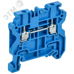 ARMAFIX Колодка клеммная CY2.5BU винтовая 2,5мм2 проходная синяя Ex IEK