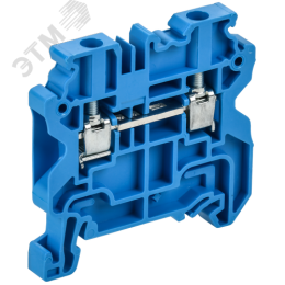 ARMAFIX Колодка клеммная CY4BU винтовая 4мм2 проходная синяя Ex IEK