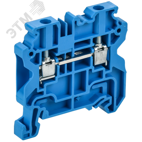 ARMAFIX Колодка клеммная CY4BU винтовая 4мм2 проходная синяя Ex IEK