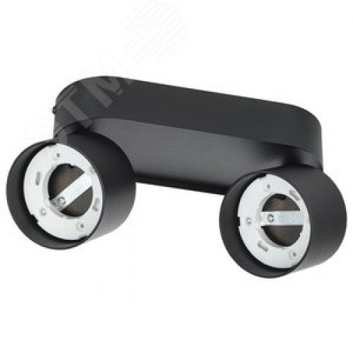 Светильник 4042 настенно-потолочный под лампу 2хGX53 черный