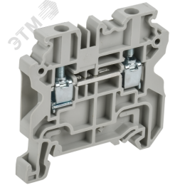 ARMAFIX Колодка клеммная CY4 винтовая 4мм2 проходная серая Ex IEK