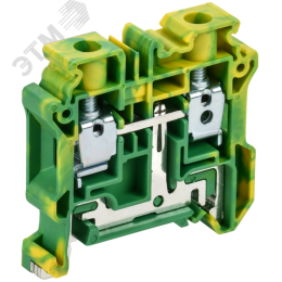 ARMAFIX Колодка клеммная CY10 PE винтовая 10мм2 проходная заземляющая Ex IEK