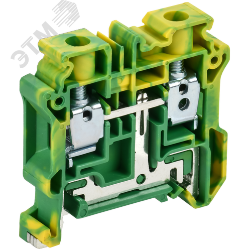 ARMAFIX Колодка клеммная CY10 PE винтовая 10мм2 проходная заземляющая Ex IEK