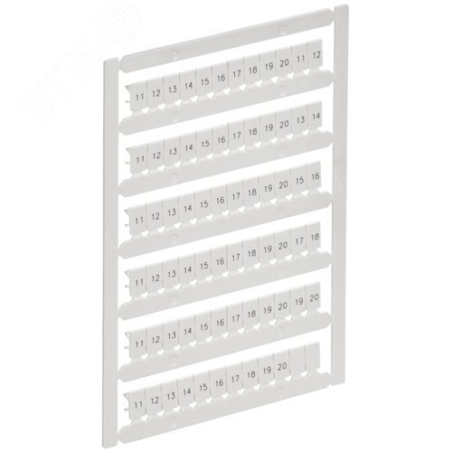 ARMAFIX Маркер для CTS/CP 4мм2 с символами 1120 IEK