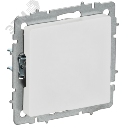 BRITE Заглушка с суппортом МЗ10-БрАБ арктический белый IEK