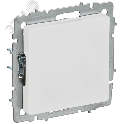 BRITE Заглушка с суппортом МЗ10-БрАБ арктический белый IEK