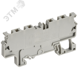 ARMAFIX Клемма пружинная CX2.5-4 2,5мм2 четырехконтактная серая IEK