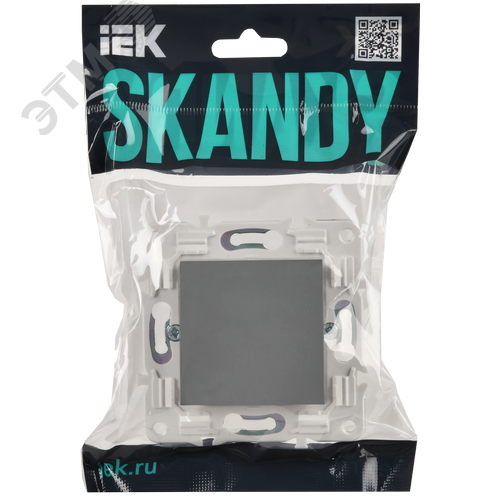 SKANDY Заглушка с суппортом SK-C01Gr серый IEK