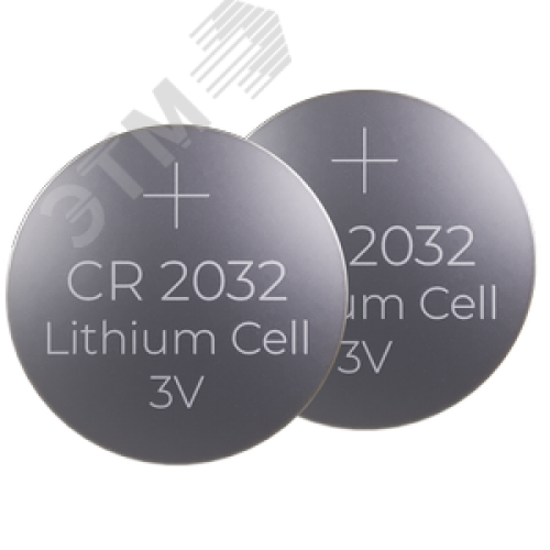 Батарейка дисковая литиевая CR2032 (2шт/блистер) IEK