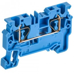 ARMAFIX Клемма пружинная CX4 BU 4мм2 проходная синяя IEK