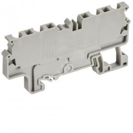 ARMAFIX Клемма пружинная CX2.5-4 2,5мм2 четырехконтактная серая IEK