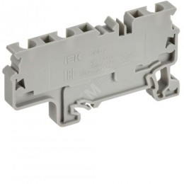 ARMAFIX Клемма пружинная CX4-3 4мм2 трехконтактная серая IEK