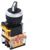 Переключатель D8-11X2 на 2 положения 1NO+1NC черный IEK