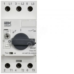 ARMAT Автоматический выключатель защиты двигателя A6 GV2P 1,6-2,5А IEK