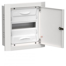 TITAN 5 Корпус металлический ЩРв-12 (1х12) 380х365х130мм IP31 белый (одна дверь) IEK