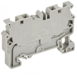 ARMAFIX Клемма пружинная CX4 4мм2 проходная серая IEK