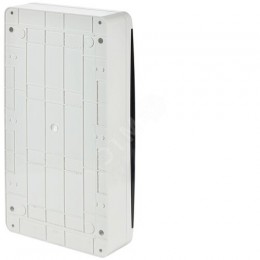 TEKFOR Корпус пластиковый ЩРН-П-36 IP41 черная прозрачная дверь IEK