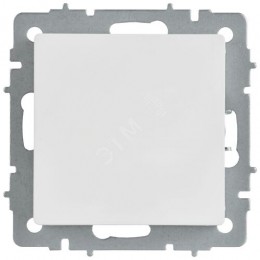 BRITE Заглушка с суппортом МЗ10-БрАБ арктический белый IEK