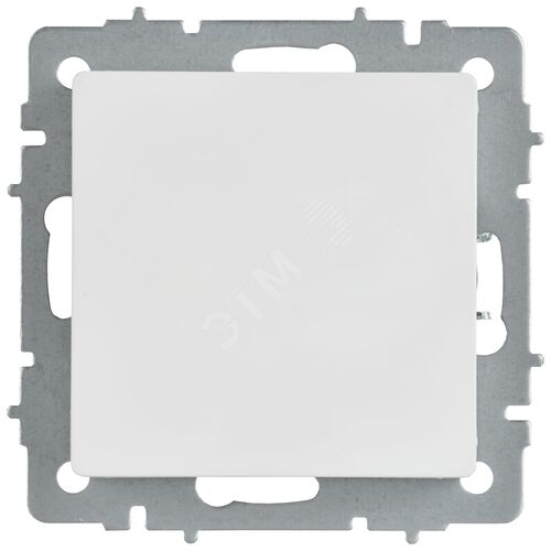 BRITE Заглушка с суппортом МЗ10-БрАБ арктический белый IEK