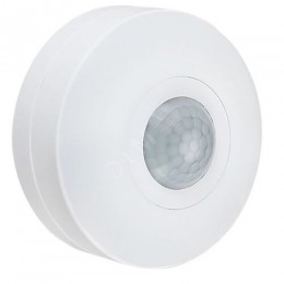Датчик движения ДД-025 1200Вт 360град 6м IP20 белый IEK