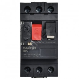 Пускатель ПРК32-2,5 In=2,5А Ir=1,6-2,5А Ue 690В MASTER IEK