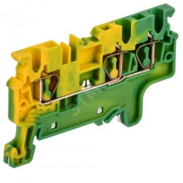 ARMAFIX Клемма пружинная CX2.5-3 PE 2,5мм2 трехконтактная заземляющая IEK
