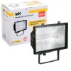 Прожектор галогенный ИО1000 IP54 черный IEK
